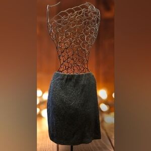 Express ANGORA BLEND Black Mini Skirt